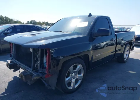 2018 Chevrolet Silverado 1500 1Lt из США, поврежденный, VIN 1GCNCREC8JZ262561